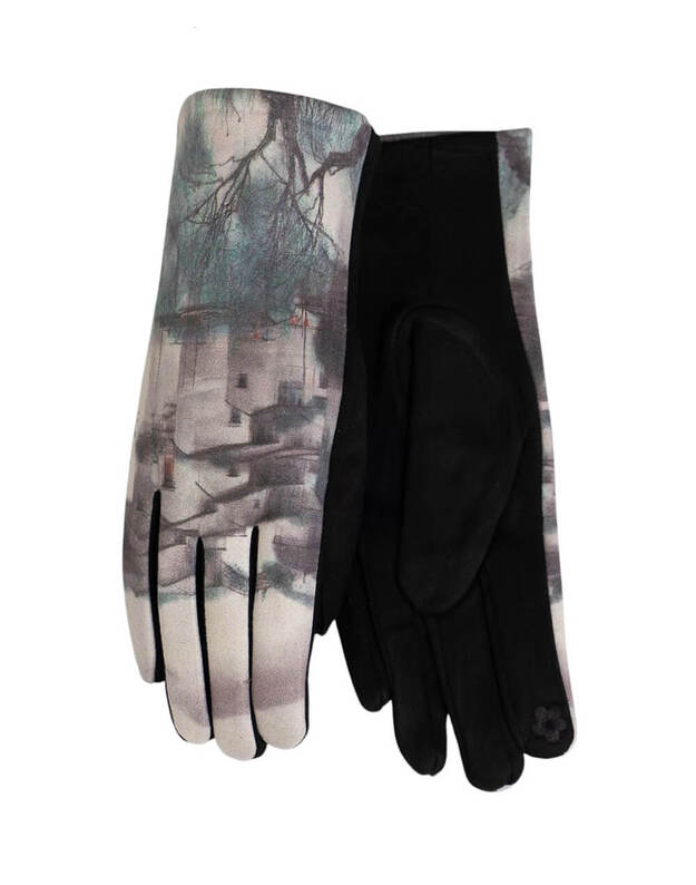 Moteriškos Margos Pirštinės Su Pašiltinimu Liečiamam Ekranui MB281