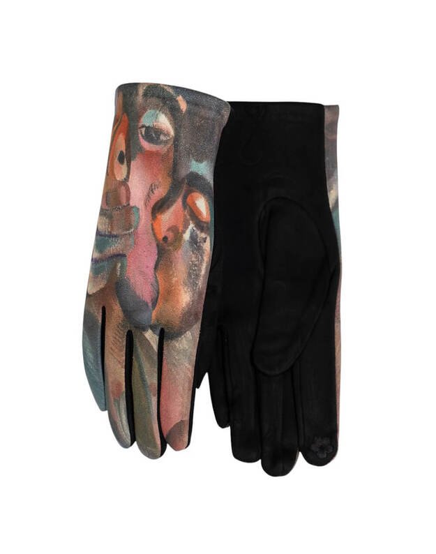 Moteriškos Margos Pirštinės Su Pašiltinimu Liečiamam Ekranui MB283