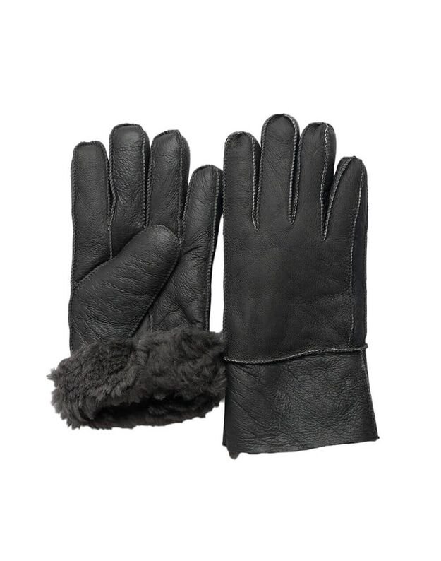 Vyri&scaron;kos pilkos &scaron;iltos kailinės pir&scaron;tinės VK25 2