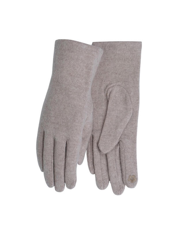 Moteriškos Smėlio Spalvos Angoros Vilnos Pirštinės MA16