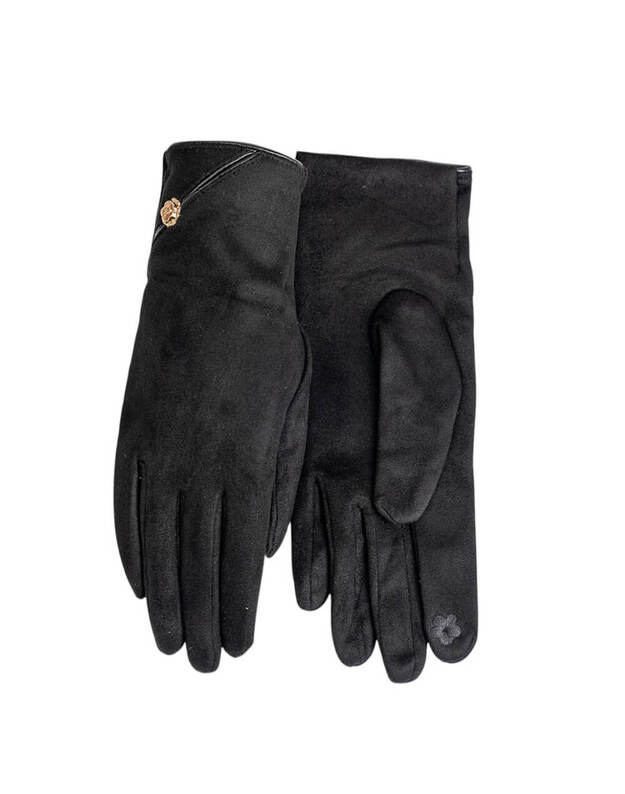 Moteriškos Juodos Pirštinės Su Pašiltinimu Liečiamam Ekranui MB300