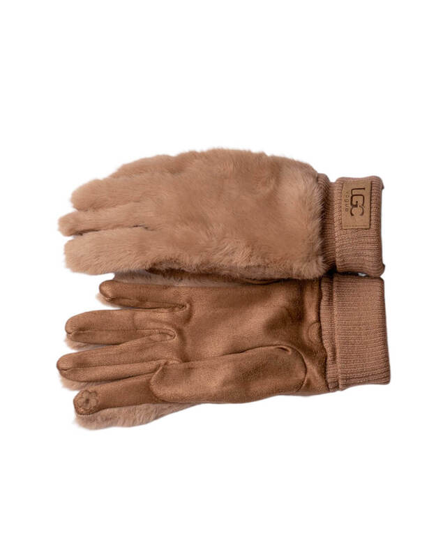 Moteriškos Smėlio Spalvos Pirštinės Su Pašiltinimu Liečiamam Ekranui MB352 1