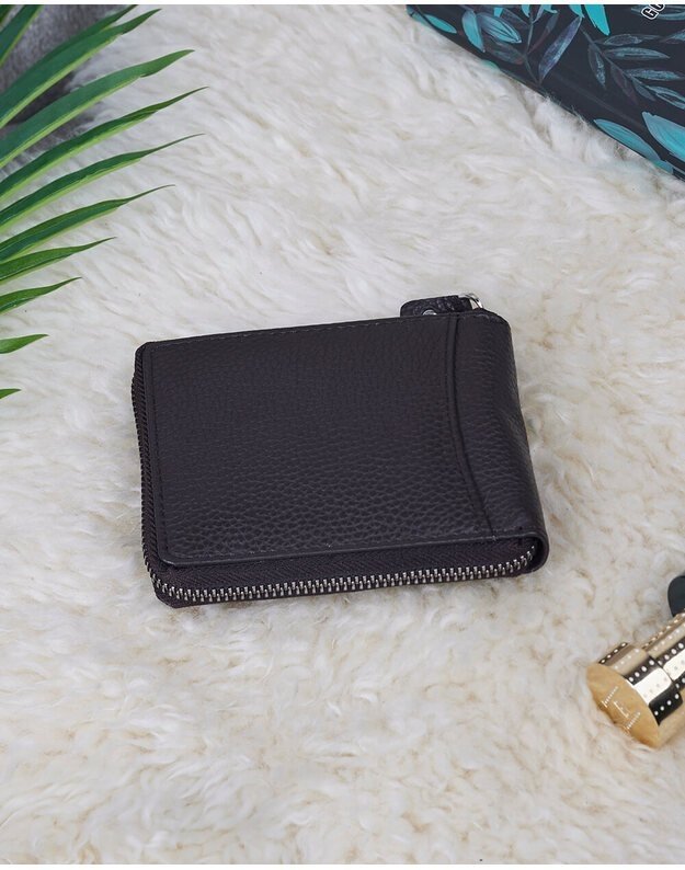 Leather Men s Wallet - Brown - WPV118