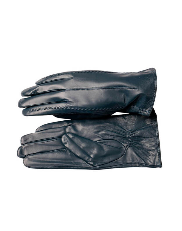 Moteriškos Žalios Natūralios Ožkos Odos Pirštinės Su Vilnoniu Pamušalu MOVZ11 2