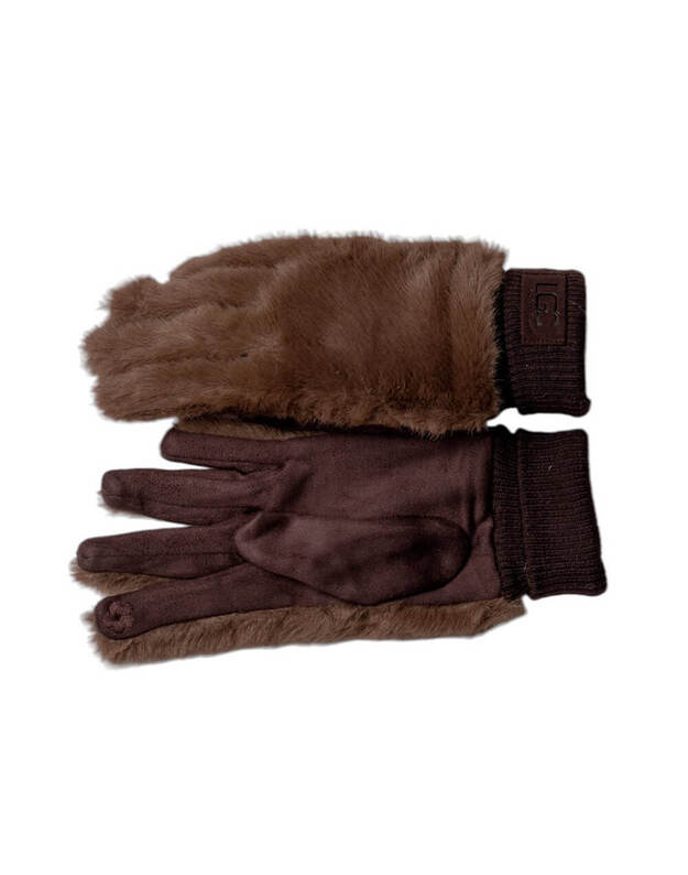 Moteriškos Rudos Pirštinės Su Pašiltinimu Liečiamam Ekranui MB353 1