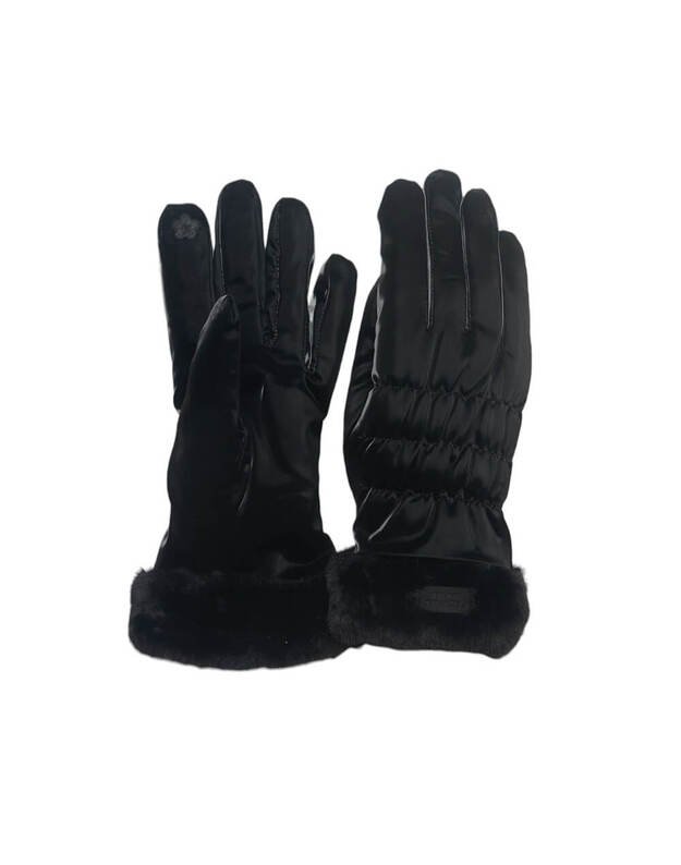 Elegantiškos Juodos Žieminės Pirštinės Moterims KM20 2