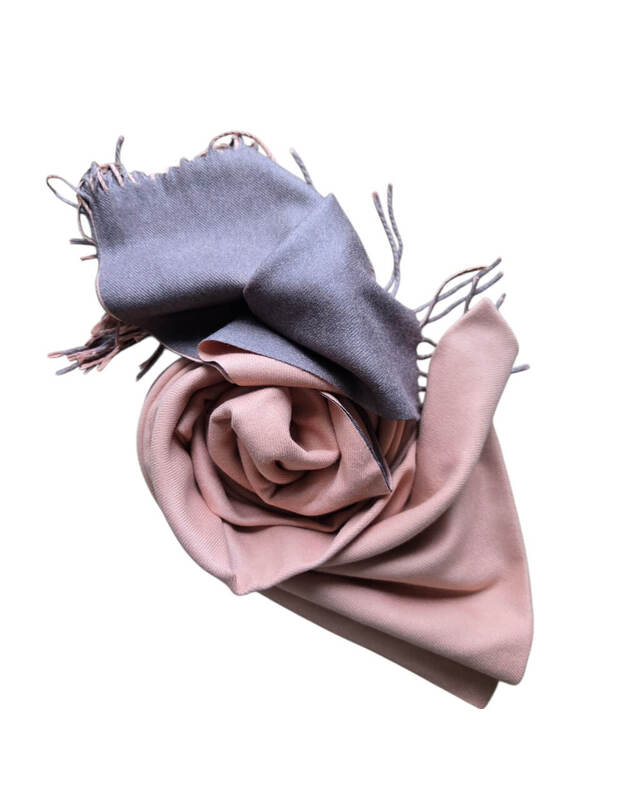 Dviejų pusių kašmyro šalikas KA187