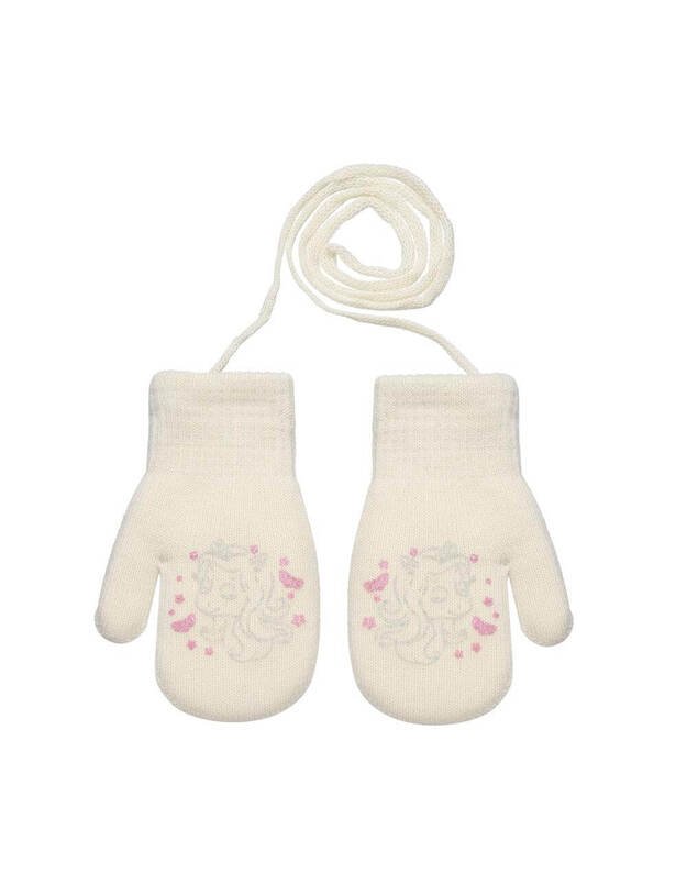 Vaikiškos Dvigubos Kumštinės Pirštinės 14 cm VDK49 4