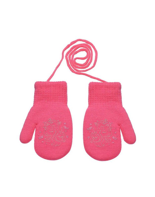 Vaikiškos Dvigubos Kumštinės Pirštinės 14 cm VDK49 1