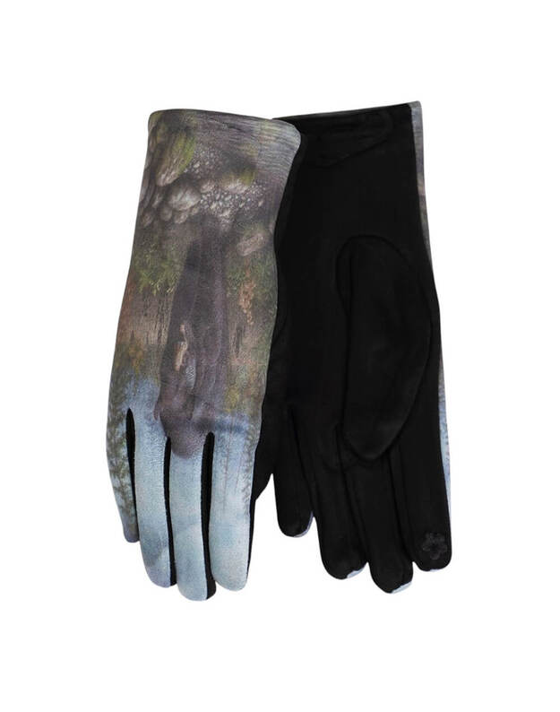 Moteriškos Margos Pirštinės Su Pašiltinimu Liečiamam Ekranui MB289