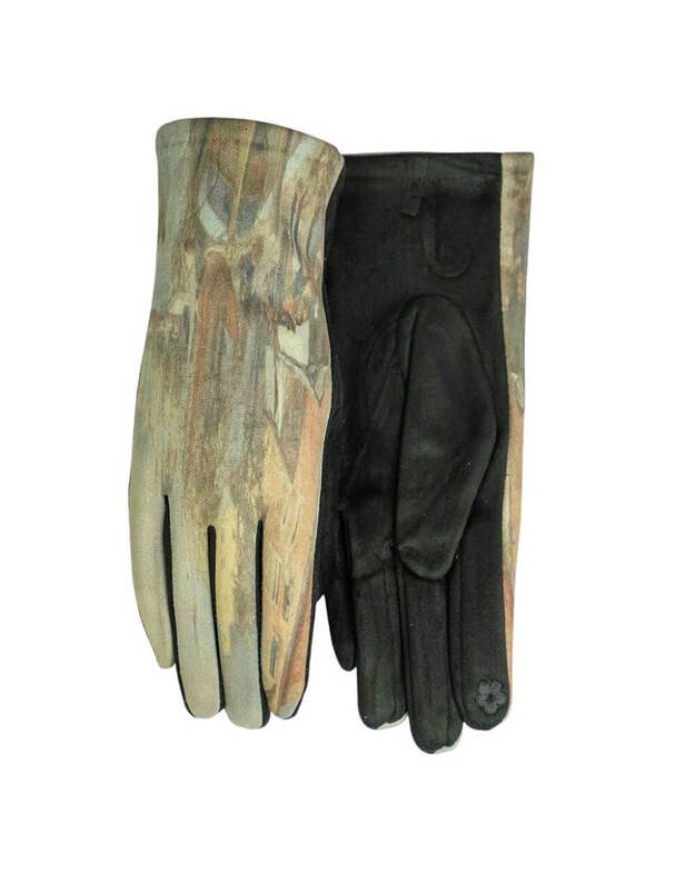 Moteriškos Margos Pirštinės Su Pašiltinimu Liečiamam Ekranui MB280