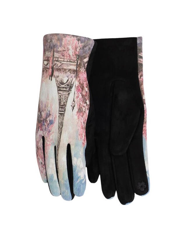 Moteriškos Margos Pirštinės Su Pašiltinimu Liečiamam Ekranui MB2890